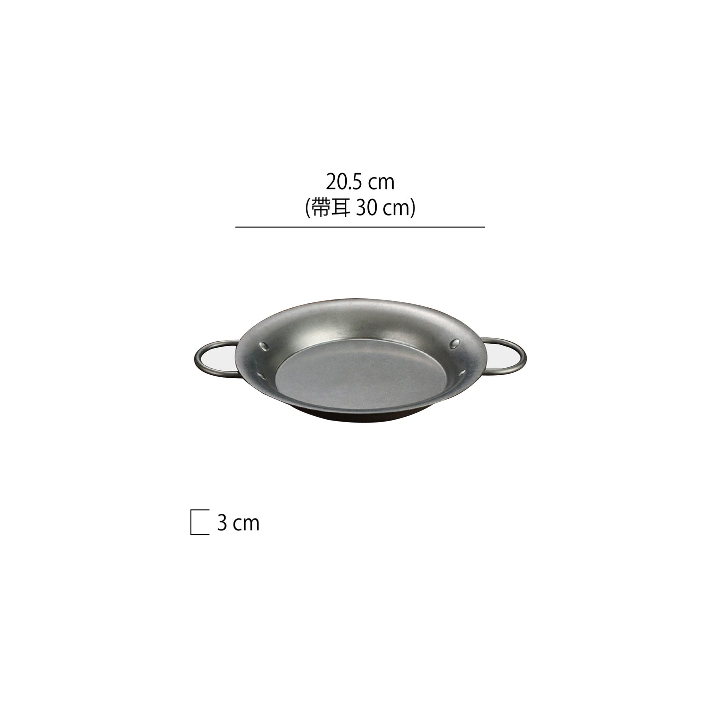 復古雪花不鏽鋼雙耳海鮮鍋 | 金銀 | 20.5~28.5 cm  不鏽鋼 鍋