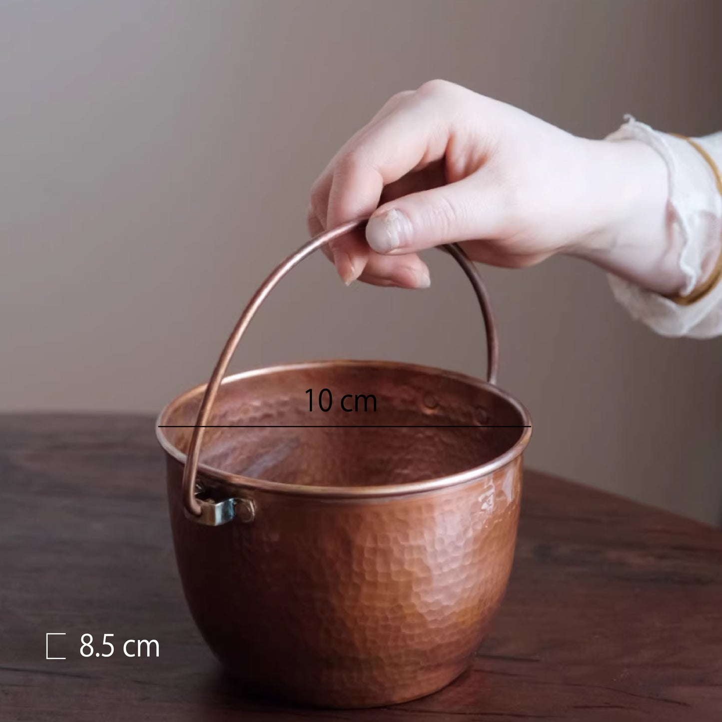 手工紫銅迷你小冰桶 | 口徑 12 cm 紫銅 小冰桶 - 好生活實驗所