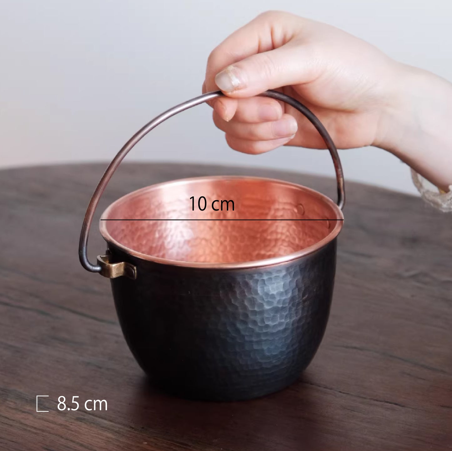 手工紫銅迷你小冰桶 | 口徑 12 cm 紫銅 小冰桶 - 好生活實驗所