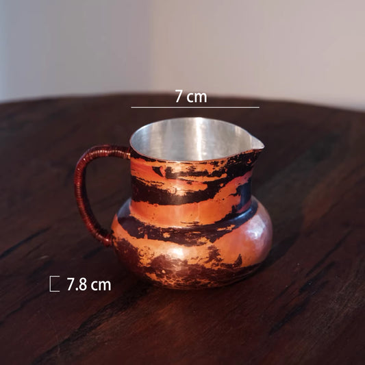 手工純銅小壺 | 3色 | 口徑 7 cm 紫銅 鍋