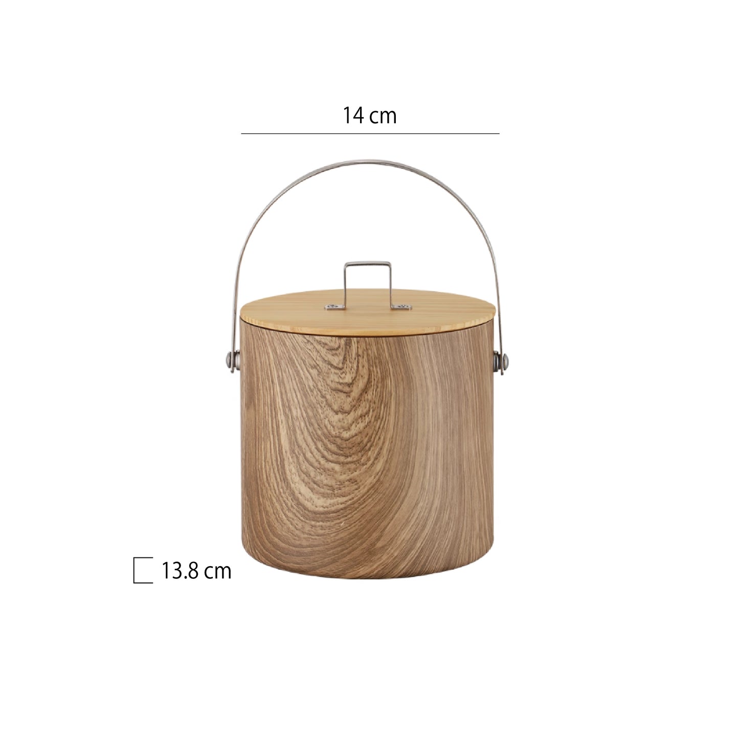 雙層不鏽鋼密封冰桶 | 菱格紋/木紋 | 1.4~3L 不鏽鋼 冰桶