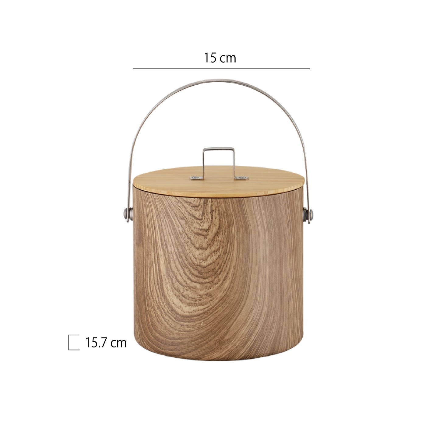 雙層不鏽鋼密封冰桶 | 菱格紋/木紋 | 1.4~3L 不鏽鋼 冰桶