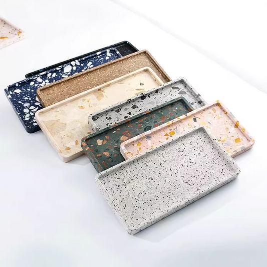 訂製品牌訂製/客戶禮品/廣告贈品_水磨石大理石托盤
