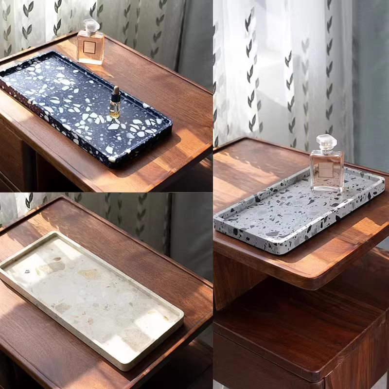 訂製品牌訂製/客戶禮品/廣告贈品_水磨石大理石托盤