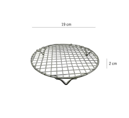 不鏽鋼烤網 | 銀 | 直徑19 cm 不鏽鋼  大圓網